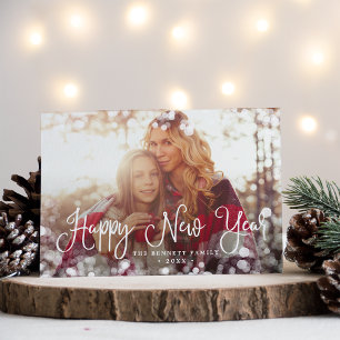 Festiva Tarjeta fotográfica Frost Frame New Year