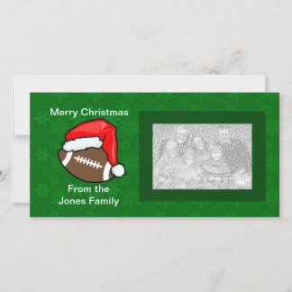 Festiva Tarjeta fotográfica - Fútbol Santa