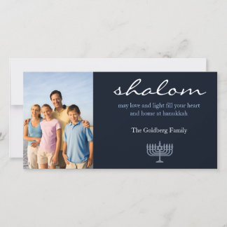 Festiva Tarjeta fotográfica Hanukkah