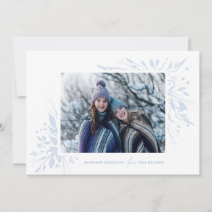Festiva Tarjeta fotográfica horizontal Winter Wonderland