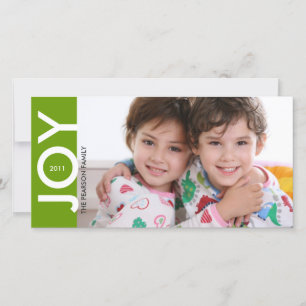 Festiva Tarjeta fotográfica JOY Holiday 1