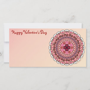 Festiva Tarjeta fotográfica Lacy El día de San Valentín