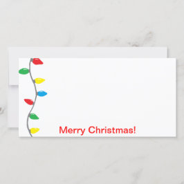 Festiva Tarjeta fotográfica "Luces Navidades"