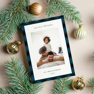 Festiva Tarjeta fotográfica moderna de borde de plástico