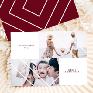 Festiva Tarjeta fotográfica moderna de Frame Berry para na
