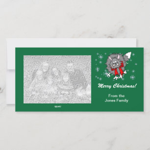 Festiva Tarjeta fotográfica - Navidades Locos