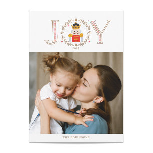 Festiva Tarjeta fotográfica Nutcracker Prince Holiday