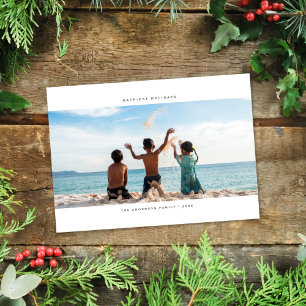 Festiva Tarjeta fotográfica Panorámica Panorámica minimali