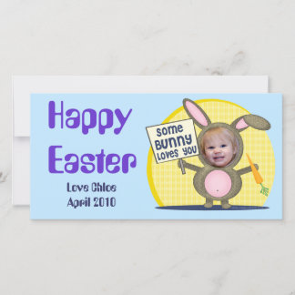 Festiva Tarjeta fotográfica para el bebé del personalizado