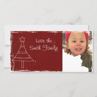 Festiva Tarjeta fotográfica para navidades