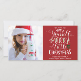 Festiva Tarjeta fotográfica para navidades - Tómate un poc