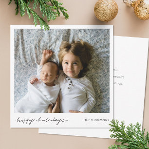 Festiva Tarjeta fotográfica Personalizado moderna y sencil