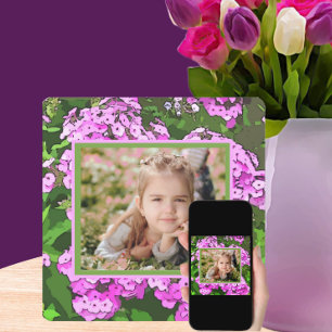 Festiva Tarjeta fotográfica Phlox Easter de bonito