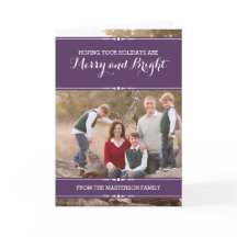 Tarjeta fotográfica Purple Simply Moda