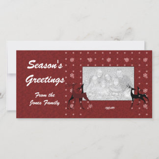 Festiva Tarjeta fotográfica - Renos