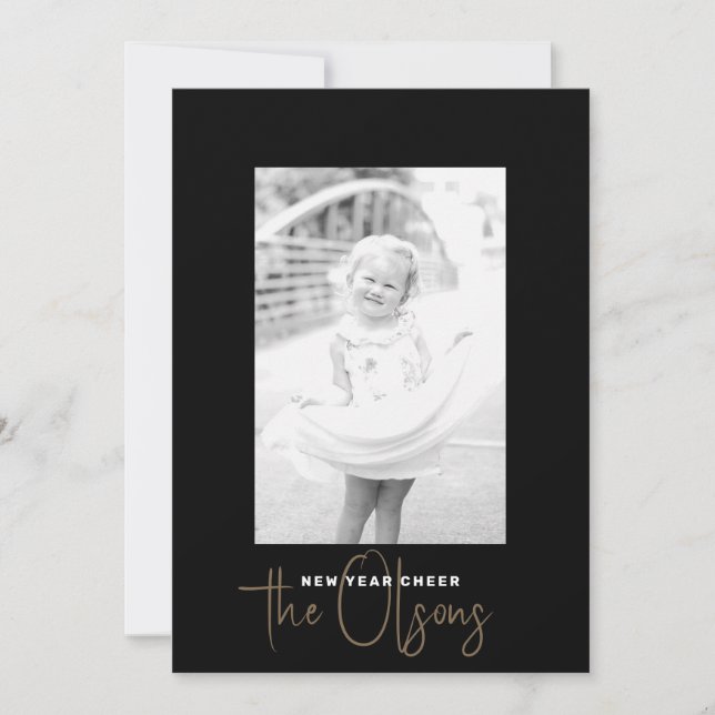 Festiva Tarjeta fotográfica Signature Cheque Moda Black Ne (Anverso)