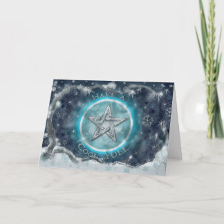 Festiva Tarjeta fresca de Yule