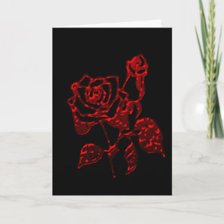 Festiva Tarjeta gótica del el día de San Valentín de los
