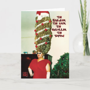 Festiva Tarjeta grande del día de fiesta del humor del