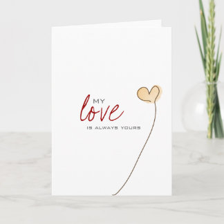 Festiva Tarjeta gretting del amor