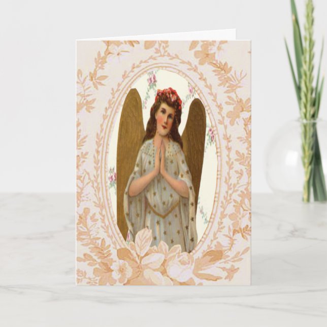 Festiva Tarjeta Guardian Angel Easter (Anverso)