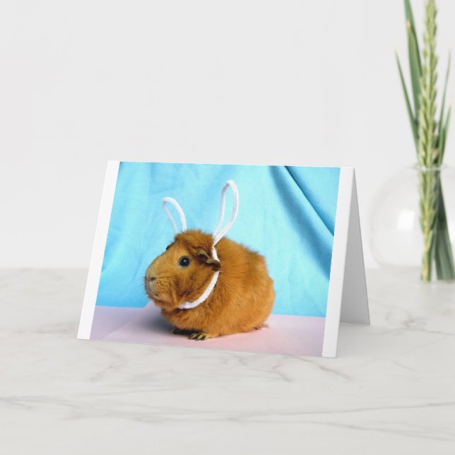 Festiva Tarjeta guarra de Pascua (Anverso)