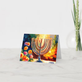 Festiva Tarjeta Hanukkah 12