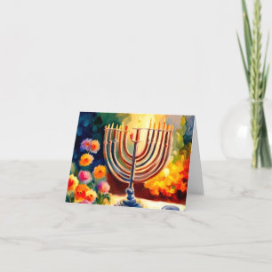 Festiva Tarjeta Hanukkah 12