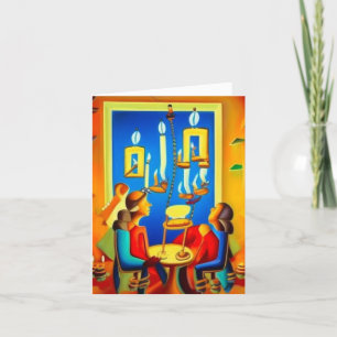 Festiva Tarjeta Hanukkah 6