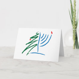 Festiva Tarjeta Hanukkah/Navidades