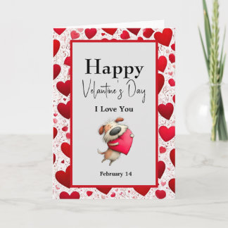 Festiva Tarjeta Happy Valentine's Day
