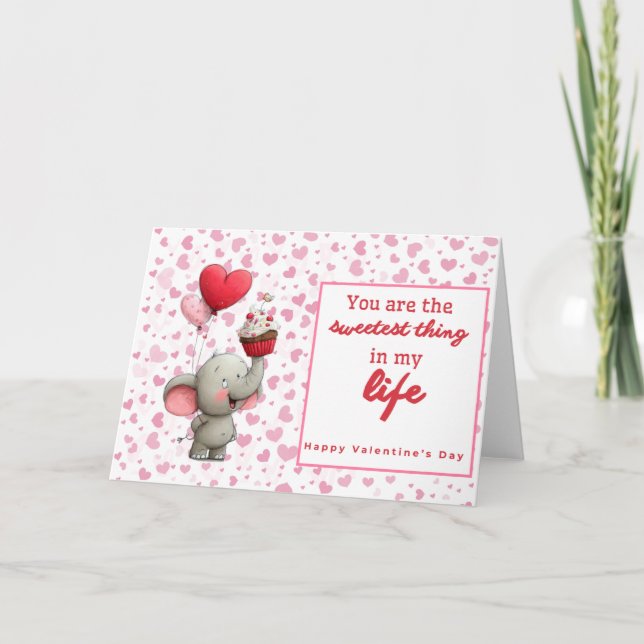 Festiva Tarjeta Happy Valentine's Day (Anverso)