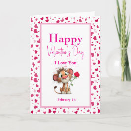 Festiva Tarjeta Happy Valentine's Day