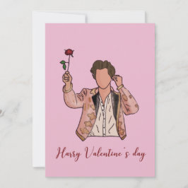 Festiva Tarjeta Harry Día de San Valentín/ fangirls/para f