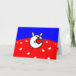 Festiva Tarjeta HEART BUNNY
