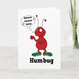 Festiva Tarjeta Humbug
