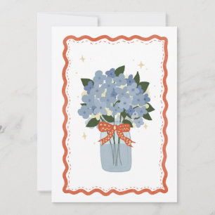 Festiva Tarjeta Hydrangea