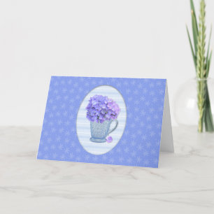 Festiva Tarjeta Hydrangea Easter