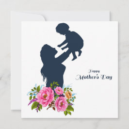 Festiva tarjeta imprimible día de la madre