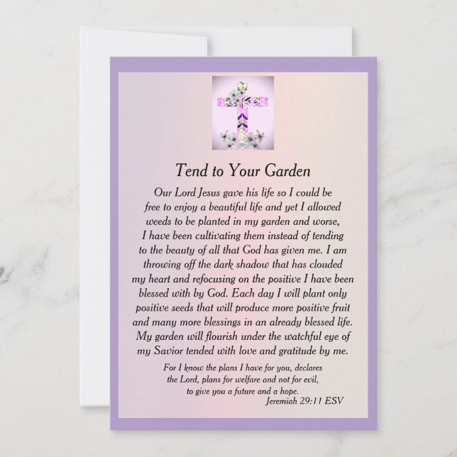 Festiva Tarjeta inspiradora (Anverso)