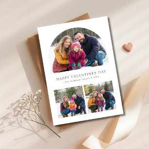 Festiva Tarjeta Keepsake de San Valentín   Fotos familiare
