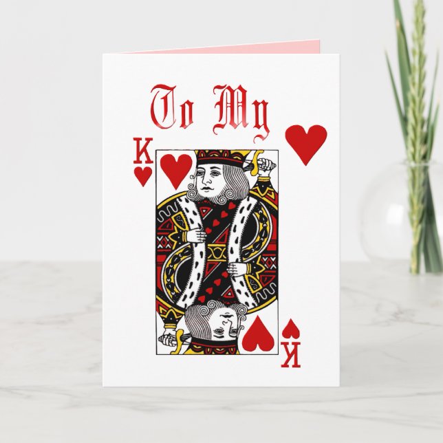 Festiva Tarjeta King of Hearts (Anverso)