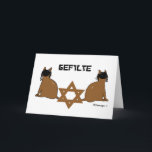 Festiva Tarjeta kosher de Kats<br><div class="desc">PRLimages es una división de pinturas de Raquel Lowry.</div>