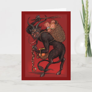 Festiva Tarjeta Krampus