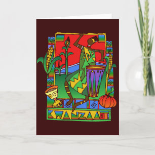 Festiva Tarjeta Kwanzaa