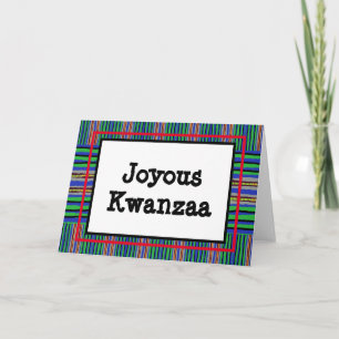 Festiva Tarjeta Kwanzaa - Joyous #13