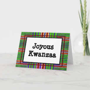 Festiva Tarjeta Kwanzaa - Joyous #14