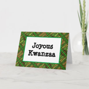 Festiva Tarjeta Kwanzaa - Joyous #2