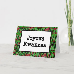 Festiva Tarjeta Kwanzaa - Joyous #3