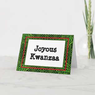 Festiva Tarjeta Kwanzaa - Joyous #8